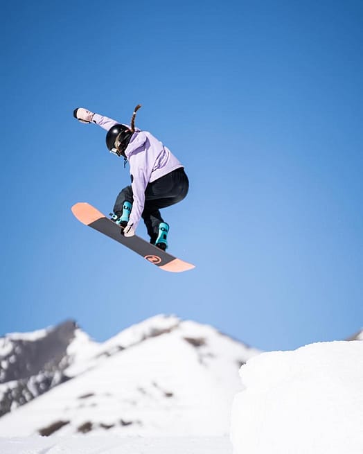 Kunde @izzyywallace i Dope Blizzard W Snowboardjakke Dame Faded Violet