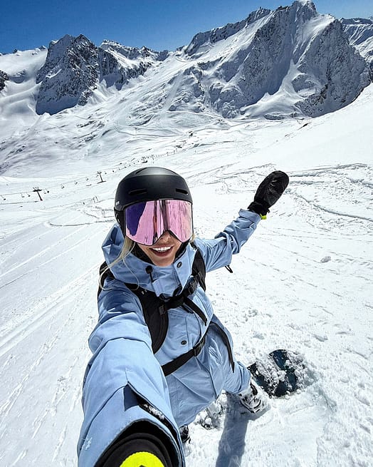 Kunde @xagnr i Dope Adept W Snowboardjakke Dame Light Blue