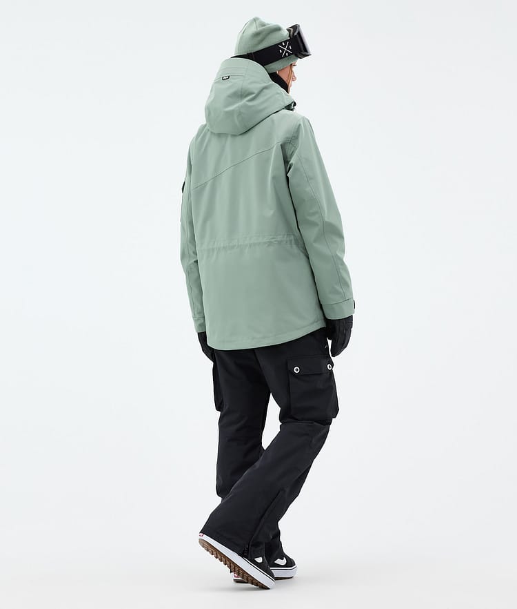 Dope Adept W Snowboardjakke Dame Faded Green, Bilde 4 av 9