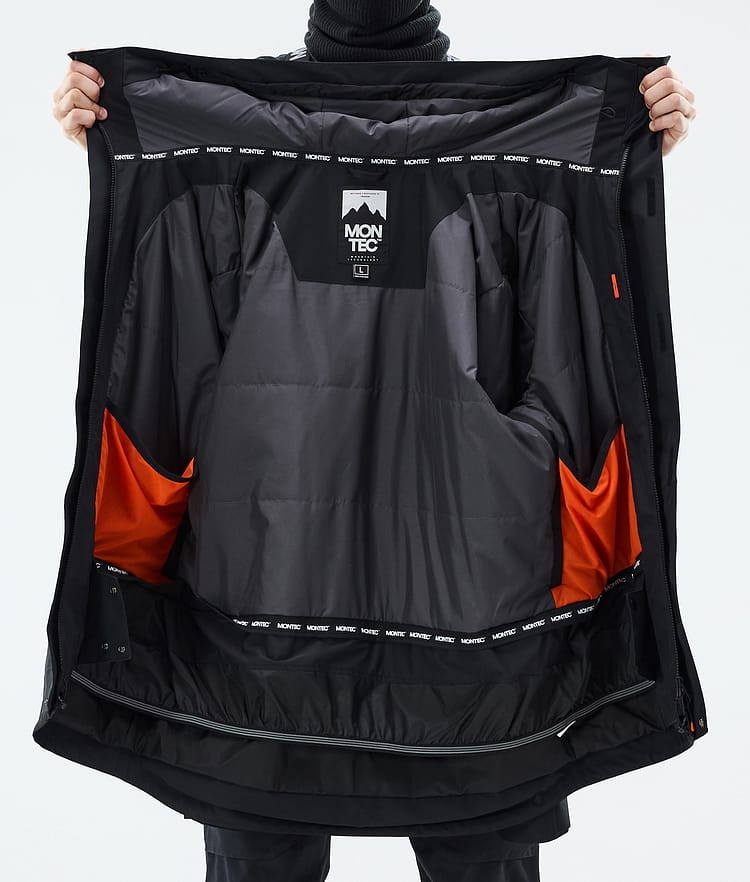 Montec Fawk Snowboardjakke Herre Black, Bilde 9 av 9