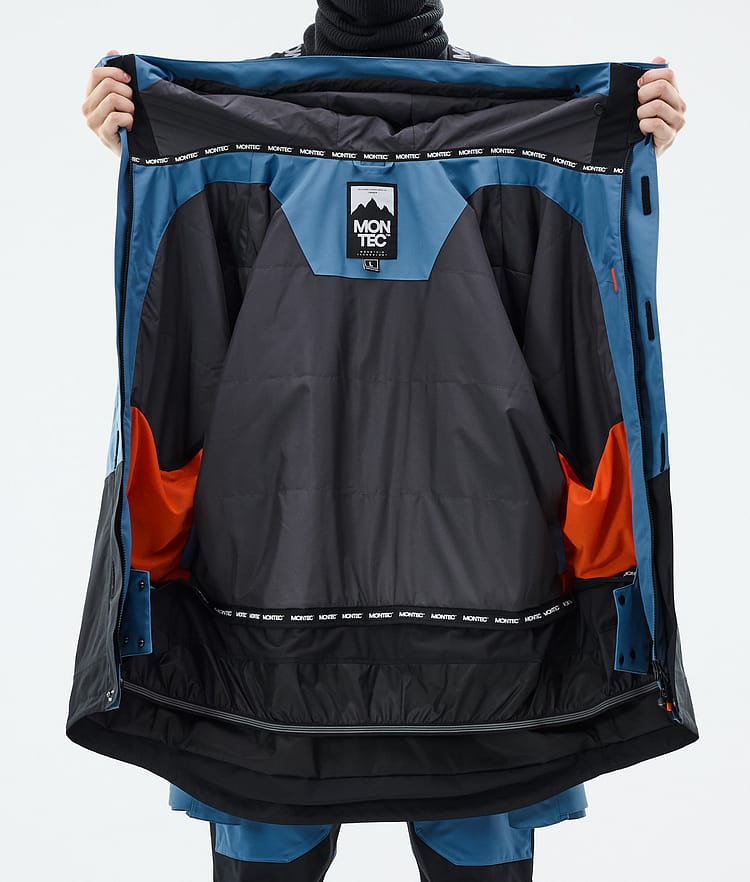 Montec Fawk Snowboardjakke Herre Blue Steel/Black, Bilde 9 av 9