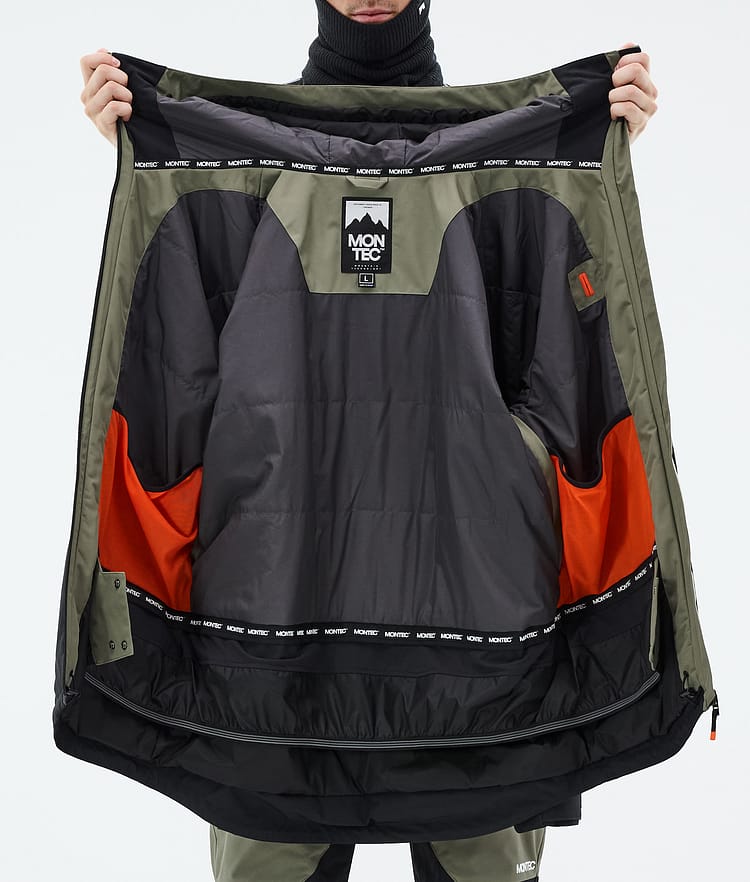 Montec Arch Snowboardjakke Herre Greenish/Black, Bilde 9 av 9