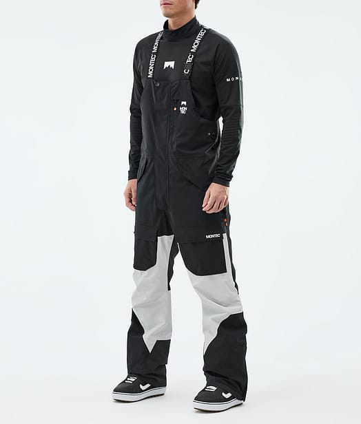 Montec Fawk Snowboardbukse Herre Black/Light Grey