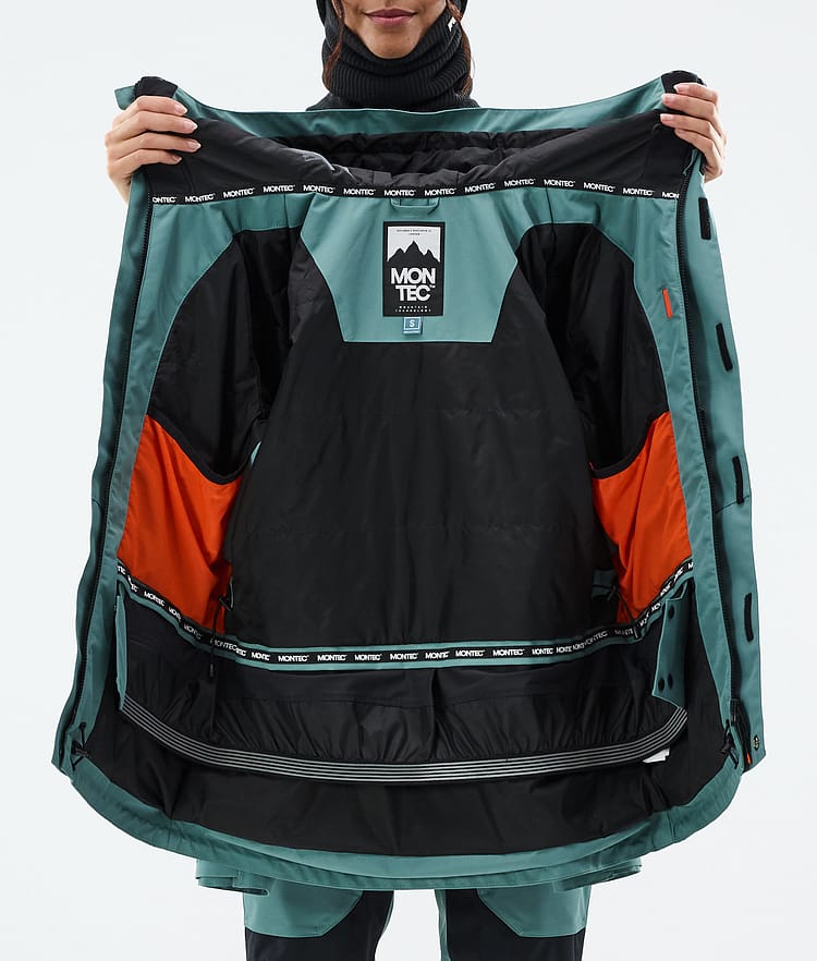 Montec Fawk W Snowboardjakke Dame Atlantic, Bilde 9 av 9