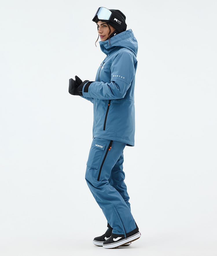 Montec Fawk W Snowboardjakke Dame Blue Steel, Bilde 3 av 9