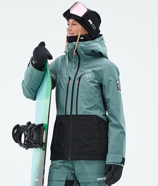 Montec Moss W Snowboardjakke Dame Atlantic/Black