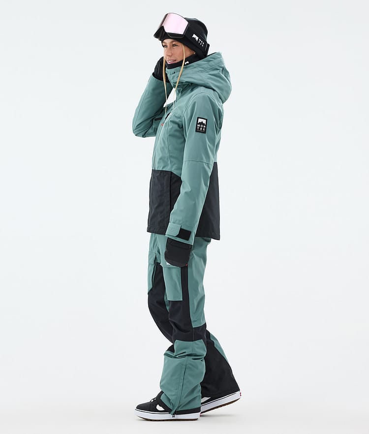 Montec Moss W Snowboardjakke Dame Atlantic/Black, Bilde 3 av 9