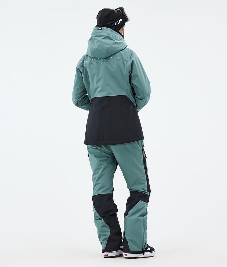 Montec Moss W Snowboardjakke Dame Atlantic/Black, Bilde 4 av 9