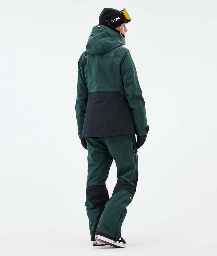 Montec Moss W Snowboardjakke Dame Dark Atlantic/Black, Bilde 4 av 9