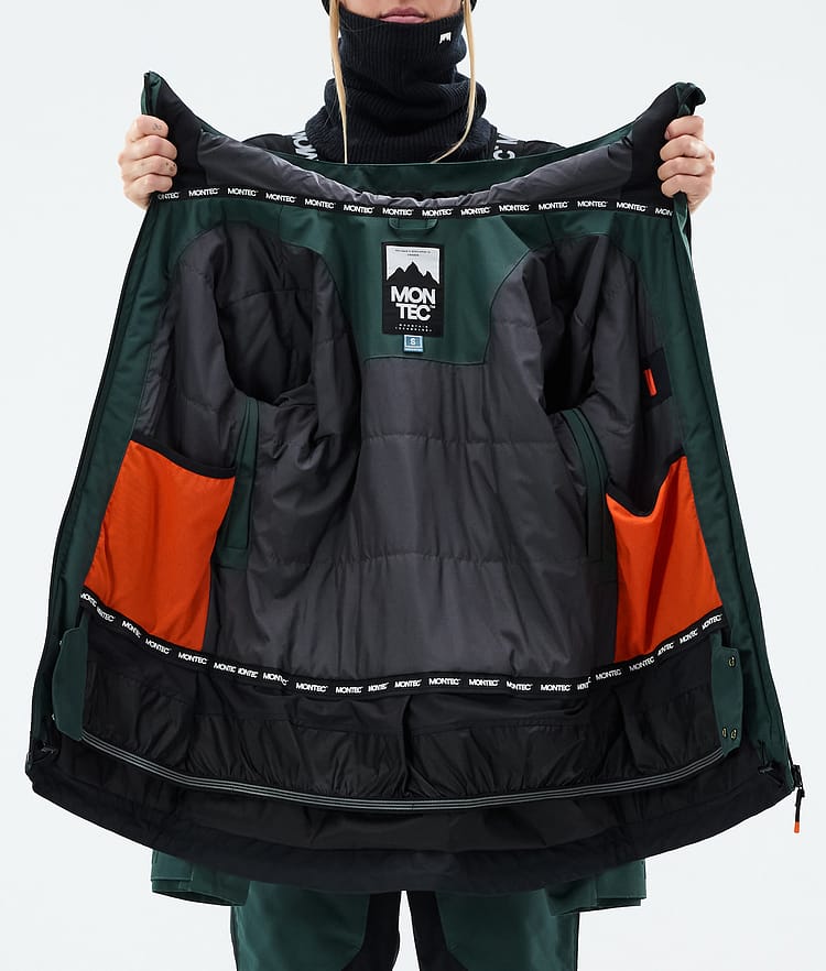 Montec Moss W Snowboardjakke Dame Dark Atlantic/Black, Bilde 9 av 9