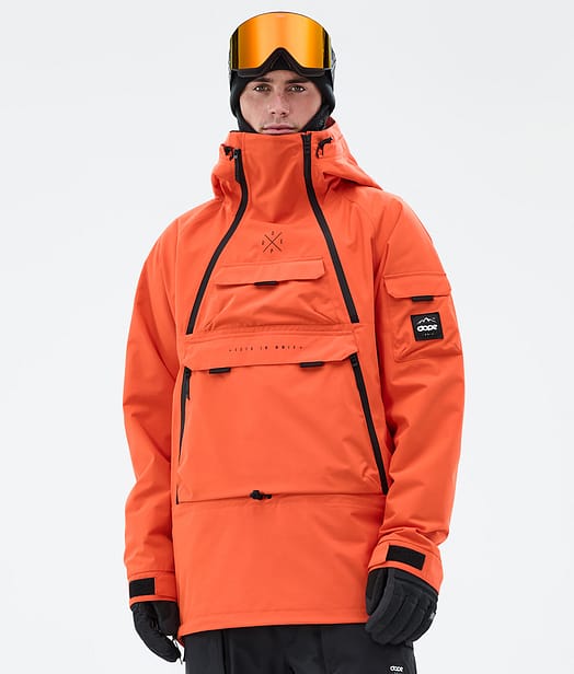 Dope Akin Snowboardjakke Herre Orange