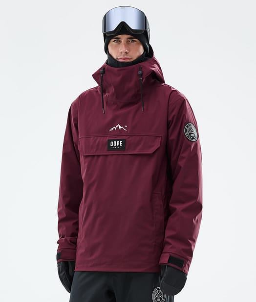 Dope Blizzard Snowboardjakke Herre Burgundy
