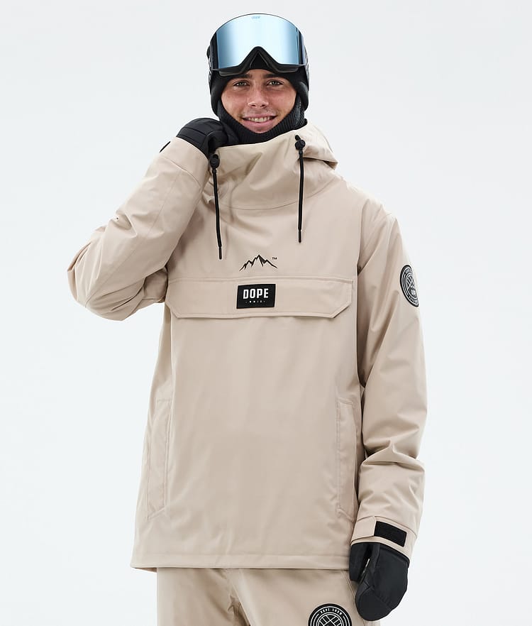 Dope Blizzard Snowboardjakke Herre Sand, Bilde 1 av 8