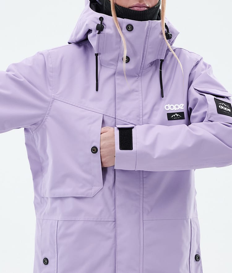 Dope Adept W Snowboardjakke Dame Faded Violet, Bilde 9 av 10
