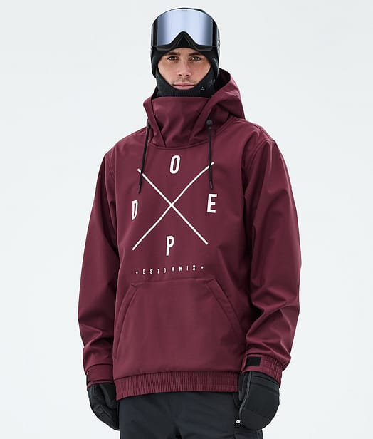 Dope Yeti Snowboardjakke Herre 2X-Up Burgundy
