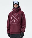 Dope Yeti Snowboardjakke Herre 2X-Up Burgundy
