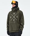 Dope Yeti Snowboardjakke Herre 2X-Up Olive Green