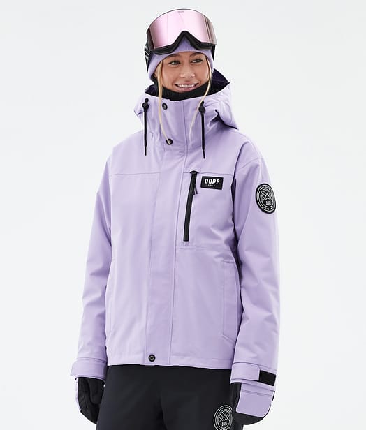 Dope Blizzard W Full Zip 24 Snowboardjakke Dame Faded Violet
