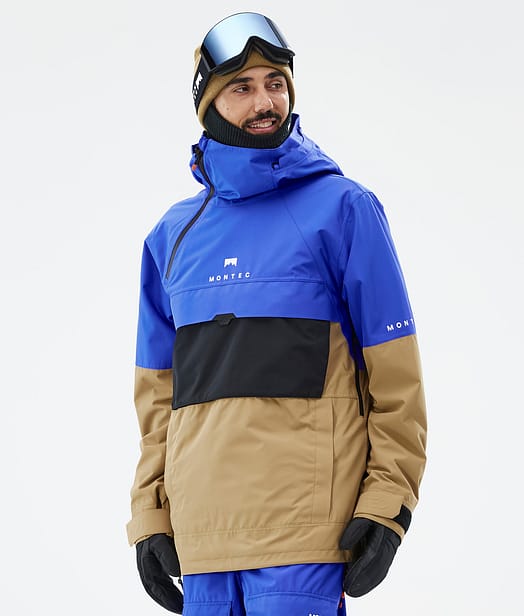 Montec Dune Snowboardjakke Herre Cobalt Blue/Black/Gold