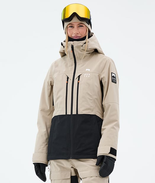 Montec Moss W Snowboardjakke Dame Sand/Black