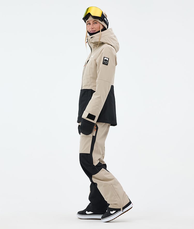 Montec Moss W Snowboardjakke Dame Sand/Black, Bilde 3 av 9