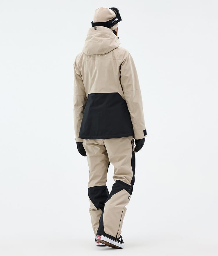 Montec Moss W Snowboardjakke Dame Sand/Black, Bilde 4 av 9