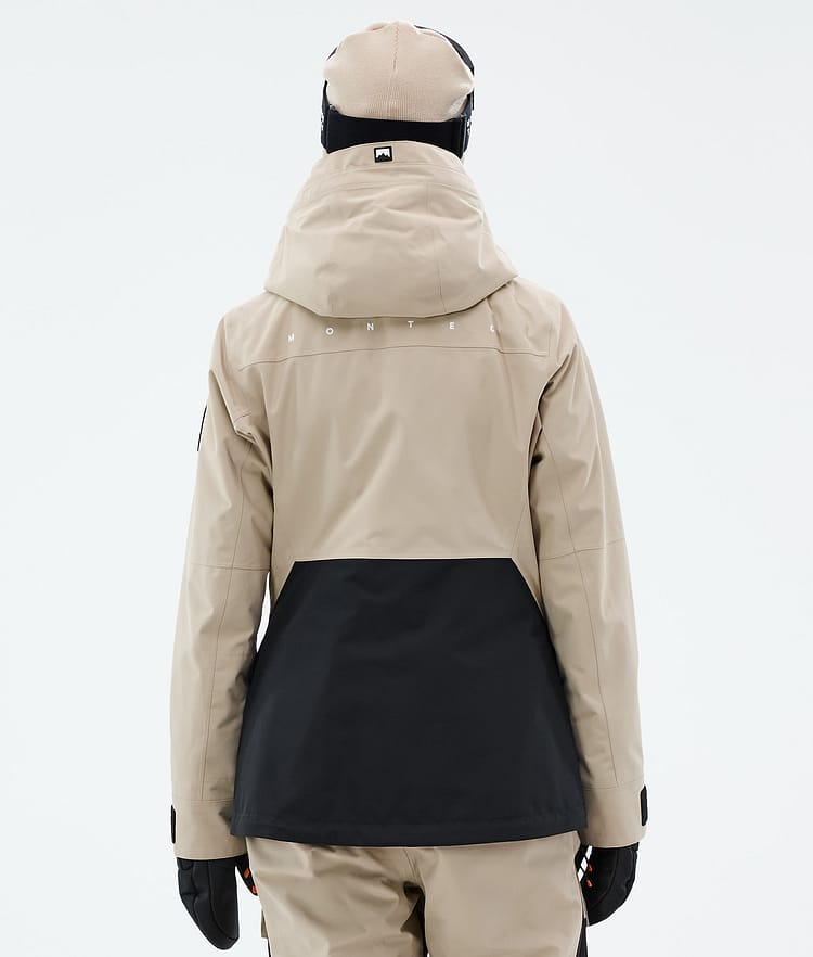 Montec Moss W Snowboardjakke Dame Sand/Black, Bilde 6 av 9