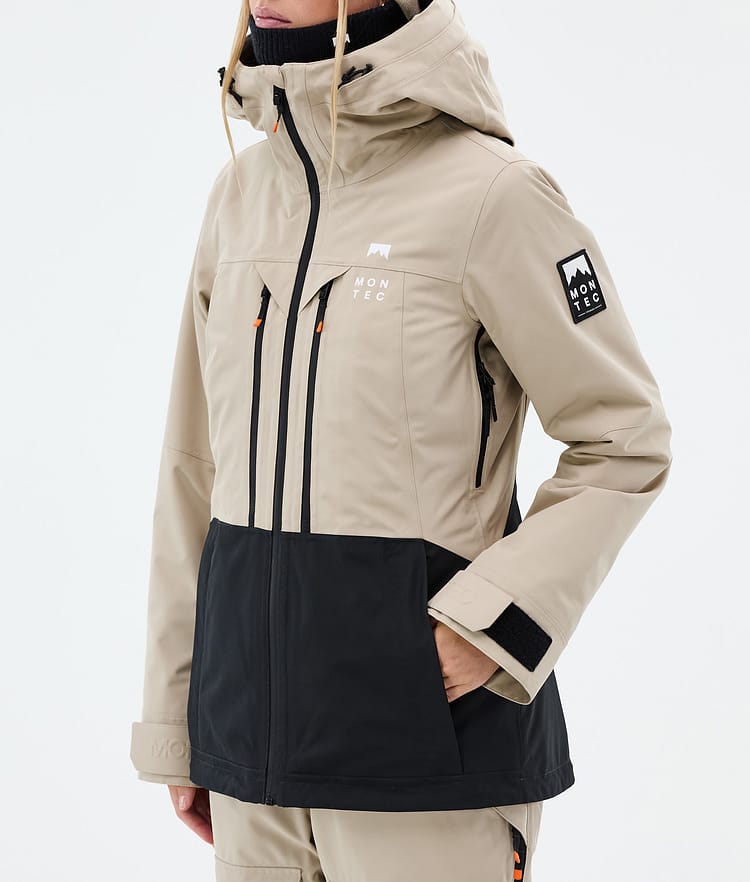 Montec Moss W Snowboardjakke Dame Sand/Black, Bilde 7 av 9