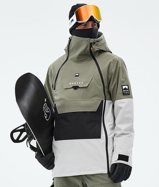 Montec Doom Snowboardjakke Herre Greenish/Black/Light Grey