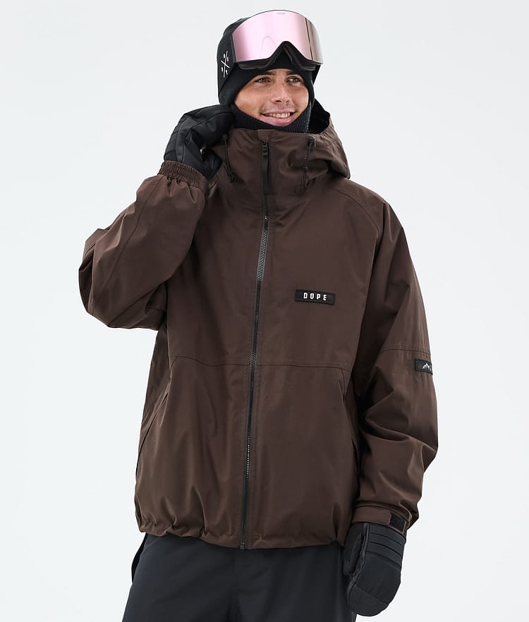 Dope Spartan Snowboardjakke Herre Dark Brown, Bilde 1 av 8