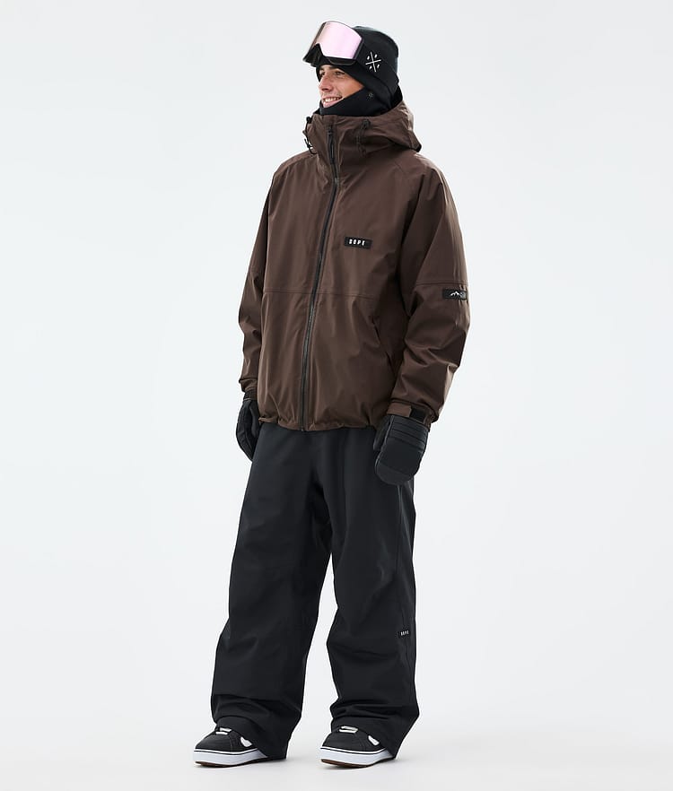 Dope Spartan Snowboardjakke Herre Dark Brown, Bilde 2 av 8