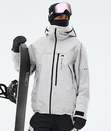 Montec Oracle Snowboardjakke Herre Light Grey
