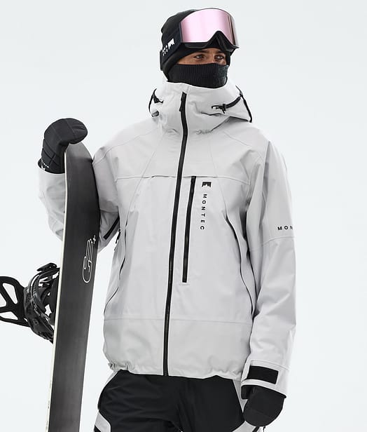 Montec Oracle Snowboardjakke Herre Light Grey