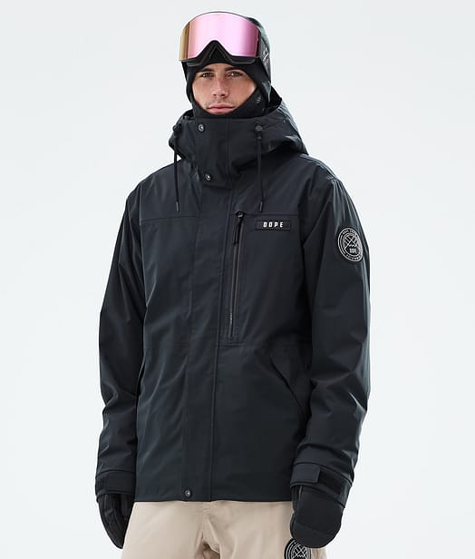 Dope Blizzard Full Zip Snowboardjakke Herre Black