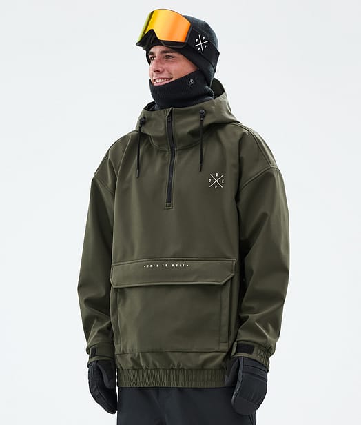 Dope Cyclone Snowboardjakke Herre Olive Green