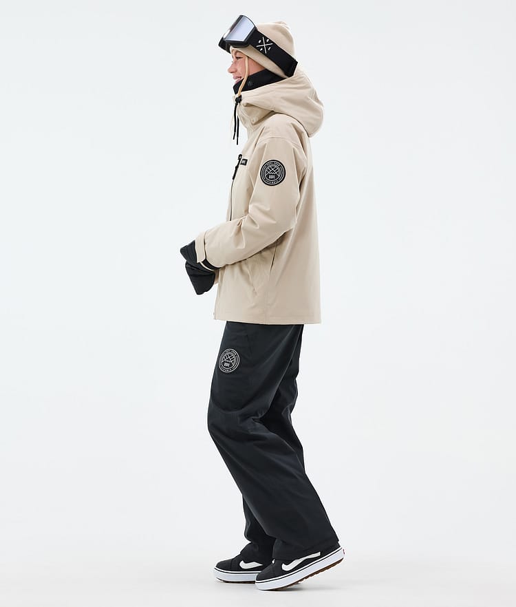 Dope Blizzard W Full Zip Snowboardjakke Dame Sand, Bilde 3 av 9