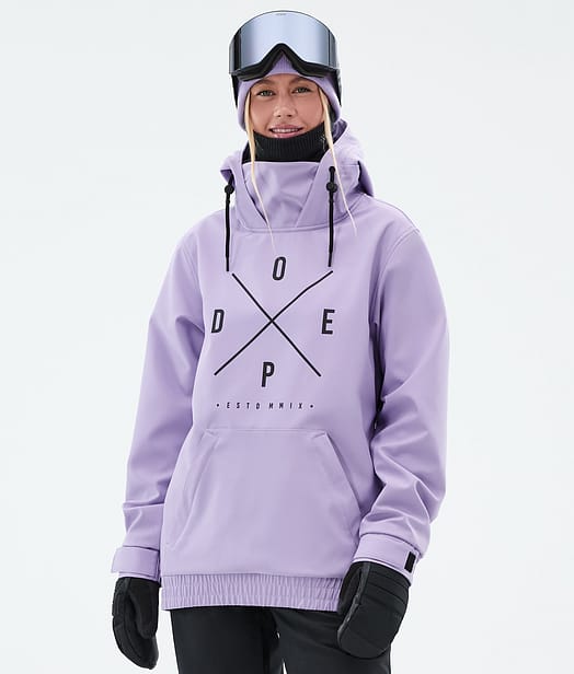 Dope Yeti W Snowboardjakke Dame 2X-Up Faded Violet