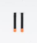 Utilities 2pc Rips Tape Zip Puller Reservedeler Black/Orange Tip, Bilde 1 av 3