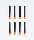 Utilities 8pc Rips Tape Zip Puller Reservedeler Black/Orange Tip, Bilde 1 av 3