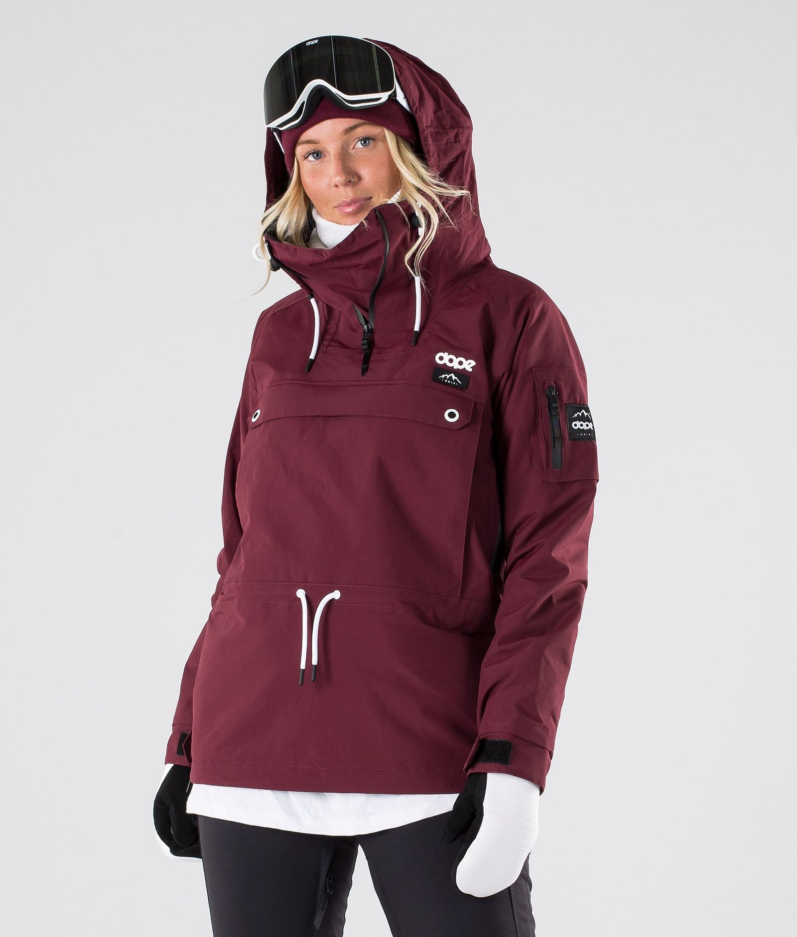 Dope Annok W 2019 Snowboardjakke Dame Burgundy, Bilde 1 av 9