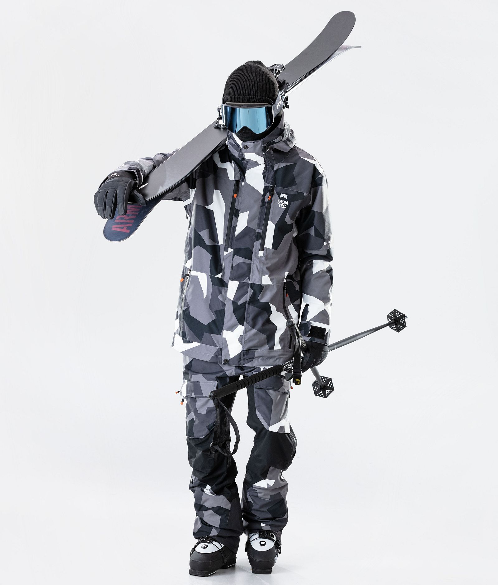 Montec Fawk 2020 Skijakke Herre Arctic Camo, Bilde 7 av 10