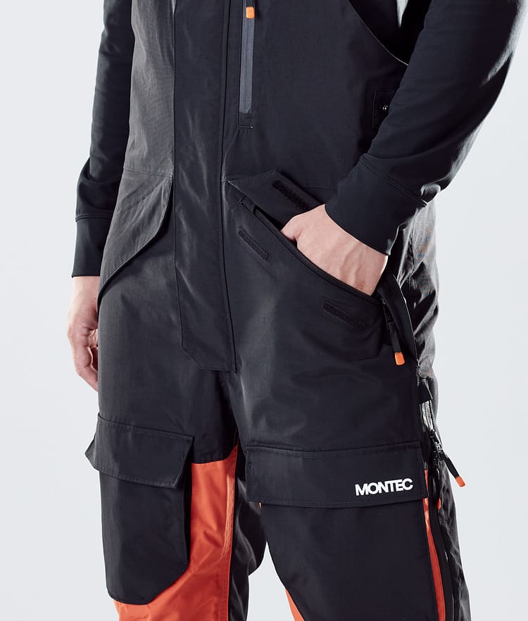 Montec Fawk 2020 Skibukse Herre Black/Orange, Bilde 5 av 6