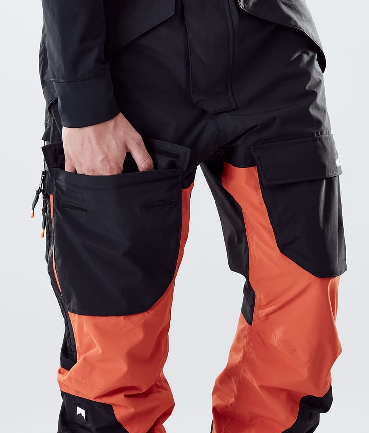 Montec Fawk 2020 Skibukse Herre Black/Orange, Bilde 6 av 6