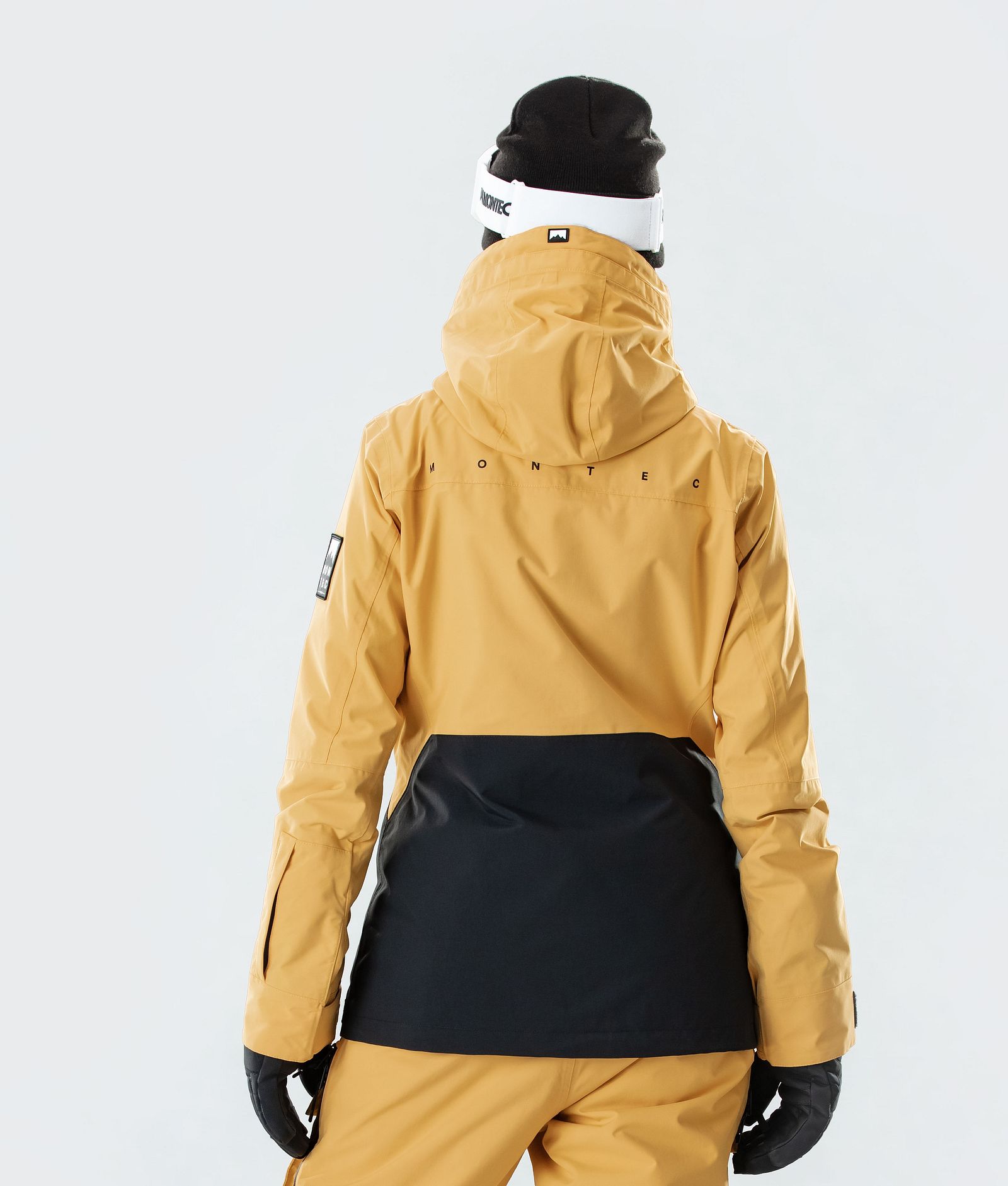 Montec Moss W 2020 Skijakke Dame Yellow/Black, Bilde 5 av 8