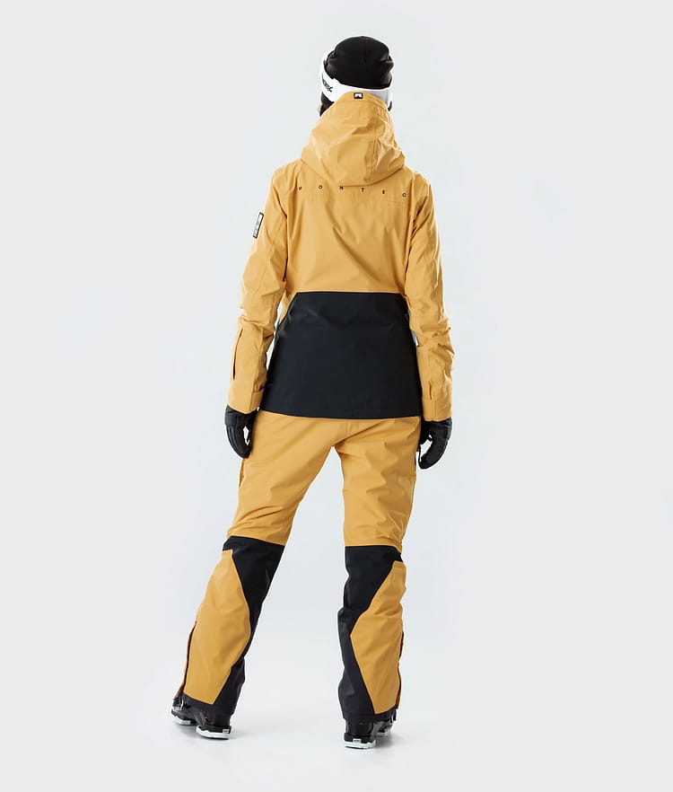 Montec Moss W 2020 Skijakke Dame Yellow/Black, Bilde 8 av 8