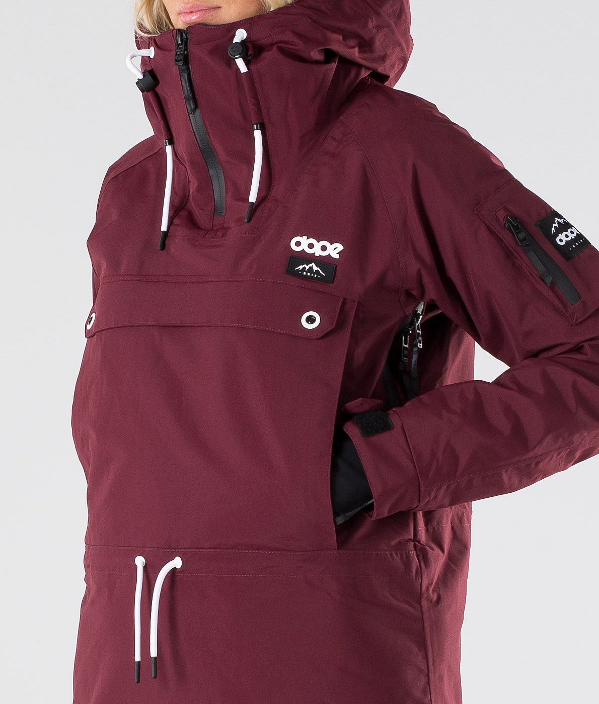 Dope Annok W 2019 Snowboardjakke Dame Burgundy, Bilde 4 av 9