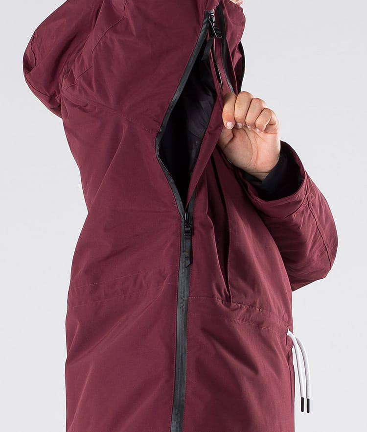 Dope Annok W 2019 Snowboardjakke Dame Burgundy, Bilde 5 av 9