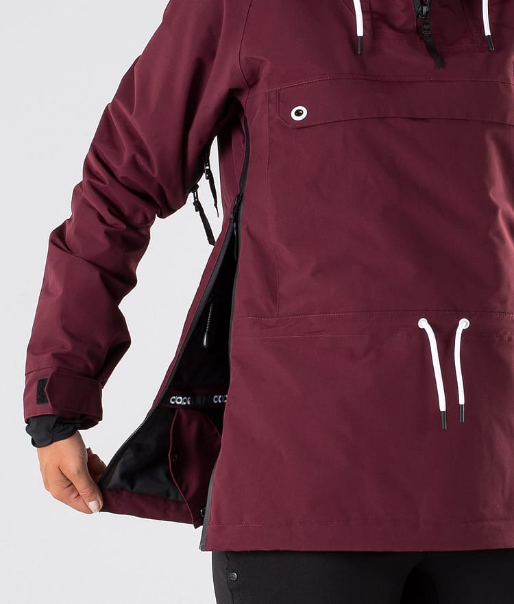 Dope Annok W 2019 Snowboardjakke Dame Burgundy, Bilde 6 av 9