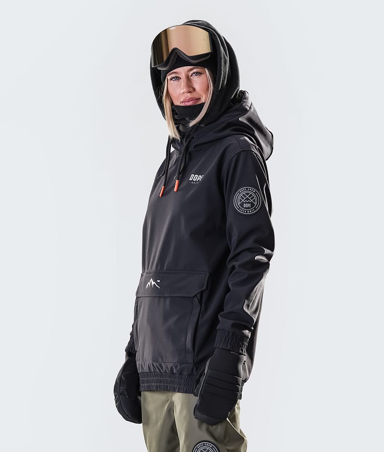 Dope Wylie W 10k Snowboardjakke Dame Capital Black, Bilde 3 av 6