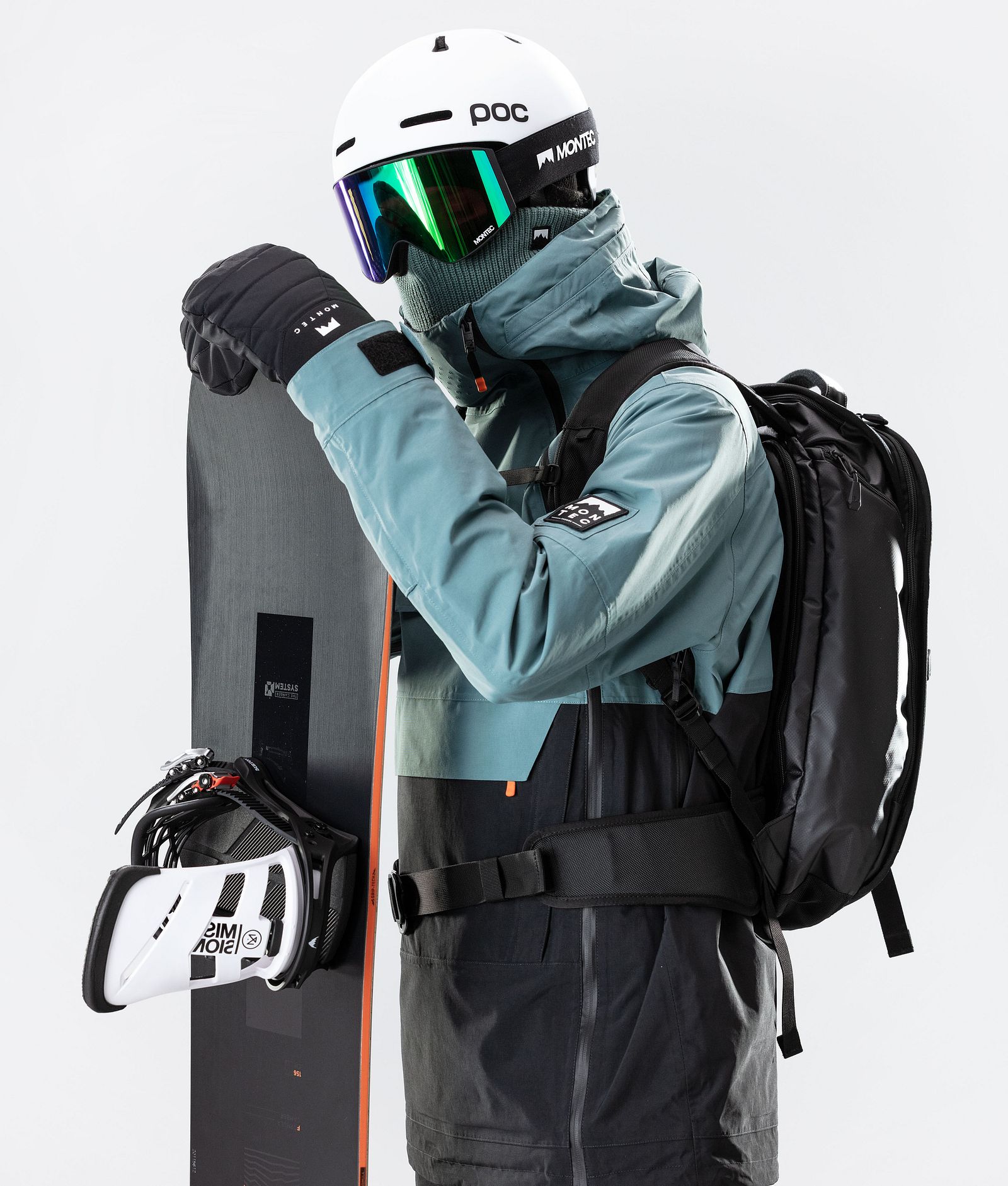 Montec Doom 2020 Snowboardjakke Herre Atlantic/Black, Bilde 3 av 9